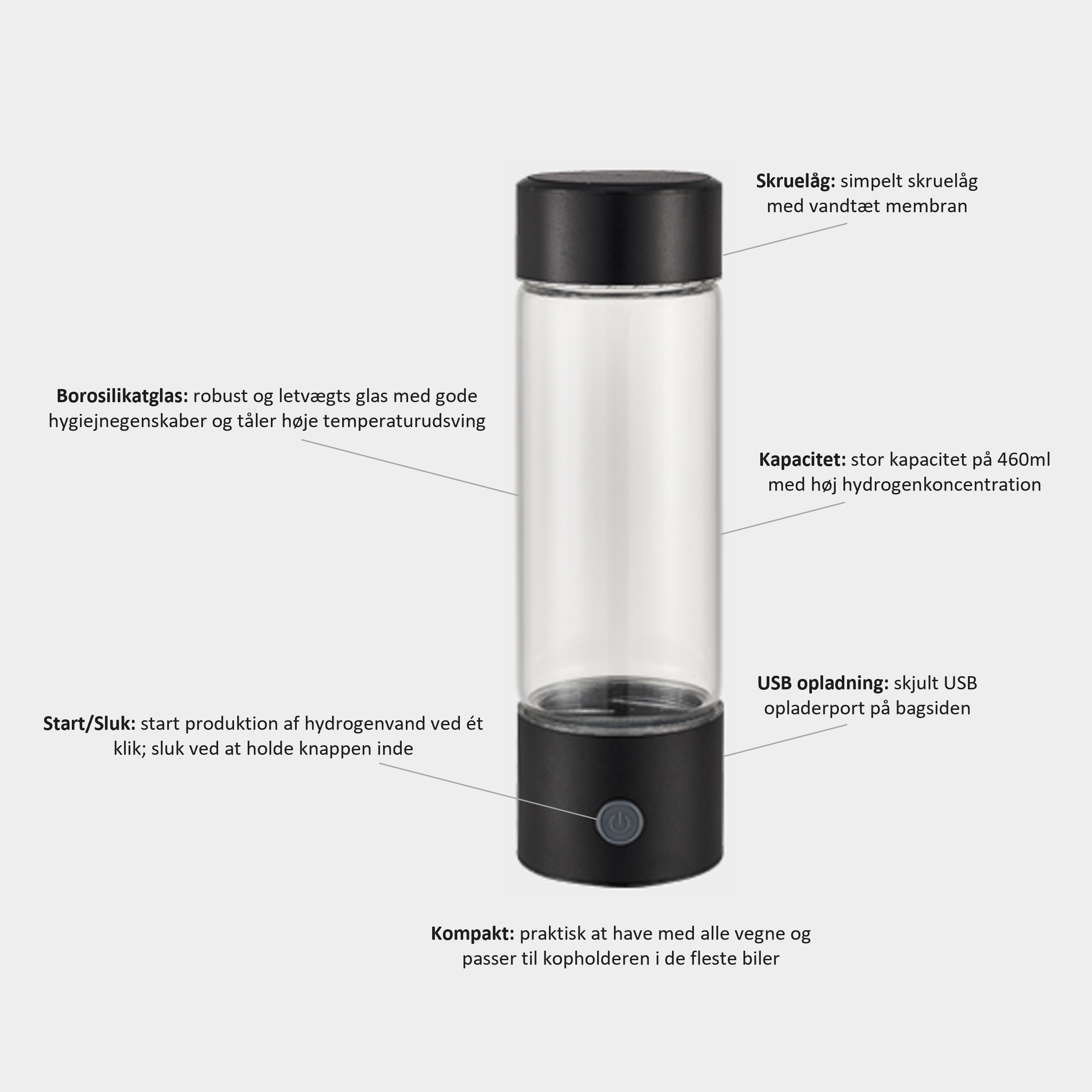HYDRO SIP hydrogenflaske